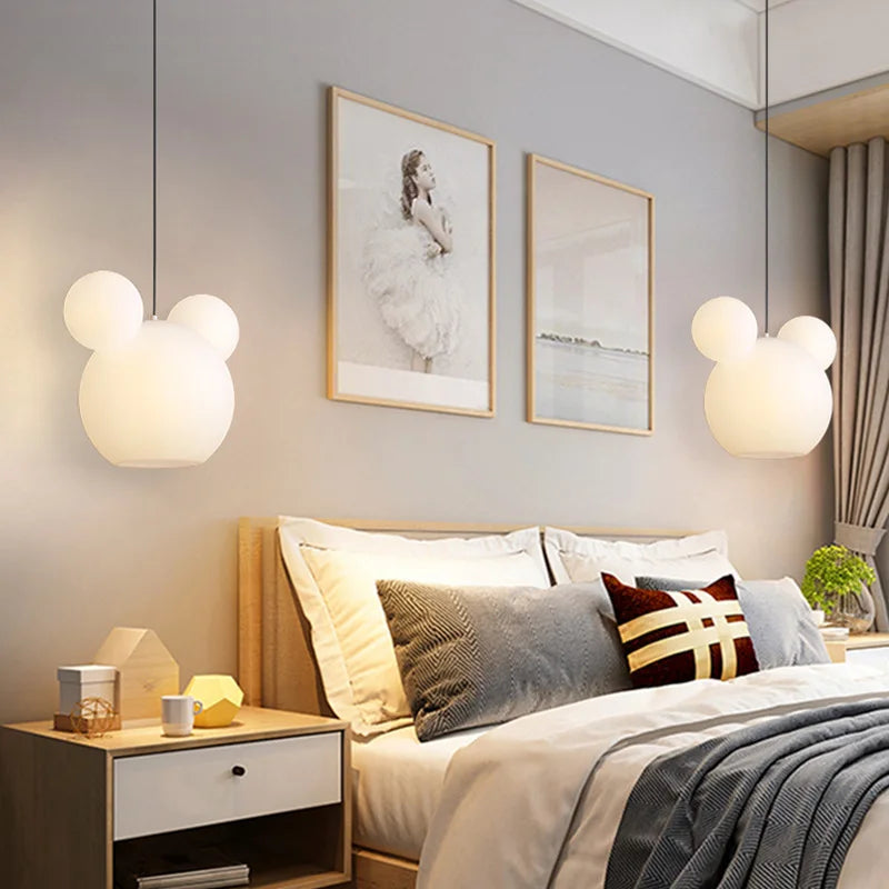 lustre mickey créatif et mignon pour enfants - vue 5 sur 6