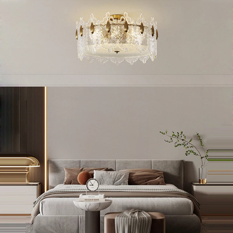 plafonnier de luxe 	 avec lumière led et contrôle lampara - vue 4 sur 9