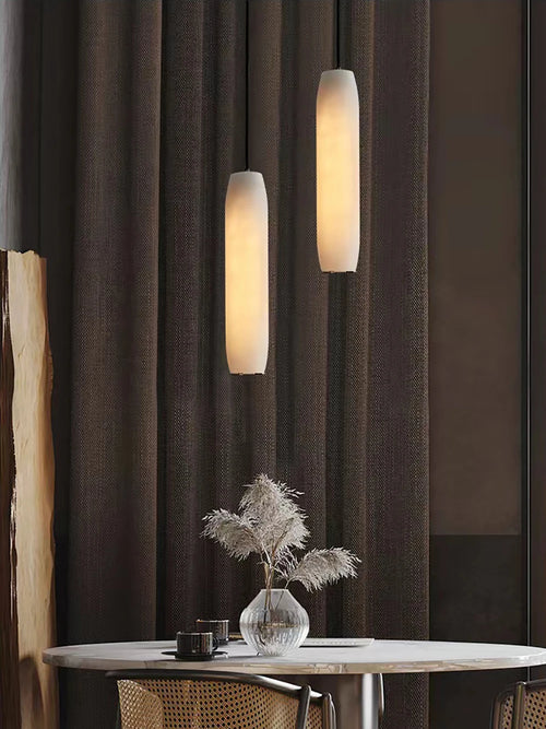 Suspension Simple Créatif Minimaliste Luxe LED Personnalité Artistique Marbre pour Escalier - vue 2 sur 19