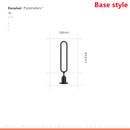 lampe LED extérieure ronde minimaliste pour jardin et allée