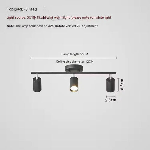 haoze gu10 led plafonniers maison magasin - vue 11 sur 17