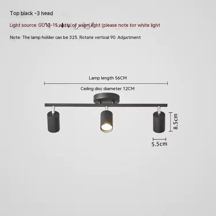 haoze gu10 led plafonniers maison magasin - vue 10 sur 17