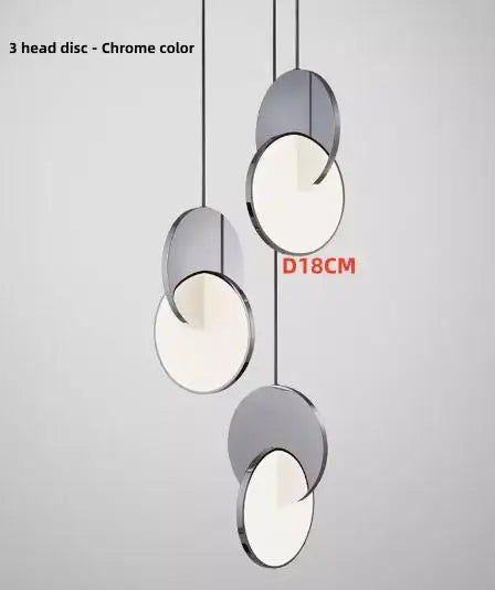 Nordic creative bar restaurant post-modern simple bedroom bedside designer single head net red light luxury art chandelier - vue 11 sur 13