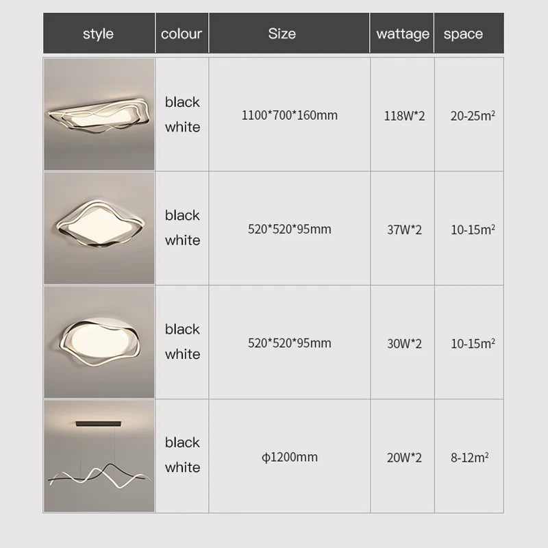 plafonnier led moderne design simple avec télécommande - vue 6 sur 14