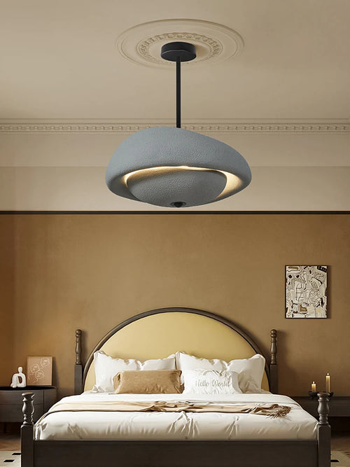 lustre moderne wabi-sabi design pour bar et table ronde - vue 4 sur 8