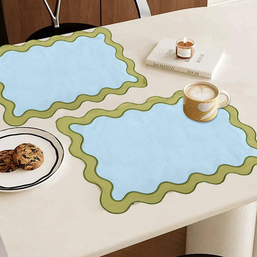 Serviette de table tissu coton lin style wash - vue 7 sur 7