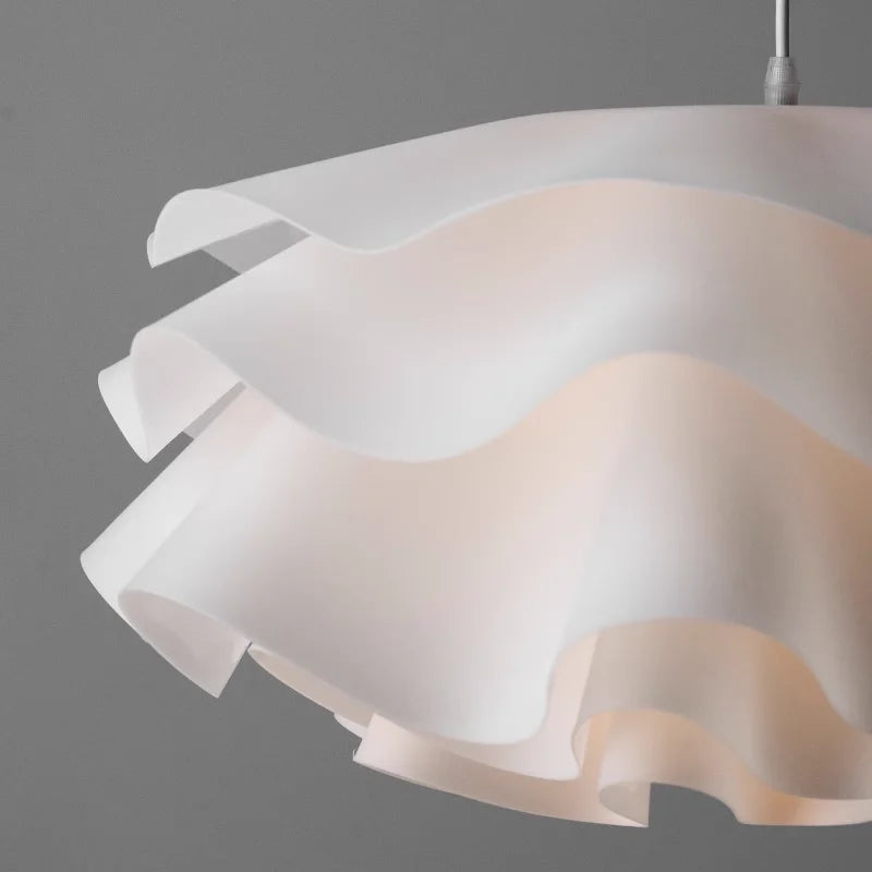 lustre nordique à fleurs pour éclairage intérieur décoratif - vue 4 sur 8
