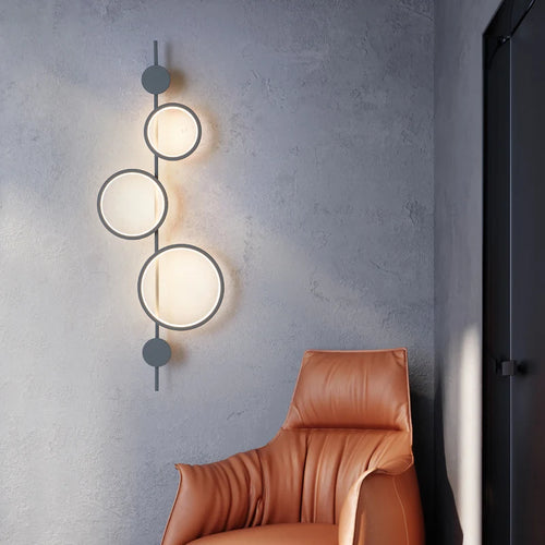 applique murale nordique à led design moderne pour décoration intérieure - vue 6 sur 8