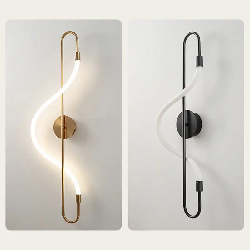 applique murale led en forme de note de musique décorative - vue 4 sur 8