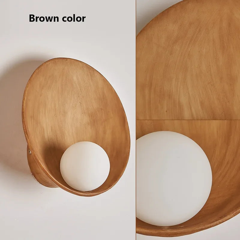 applique murale chinoise en résine éclairage led créatif décoratif - vue 7 sur 9
