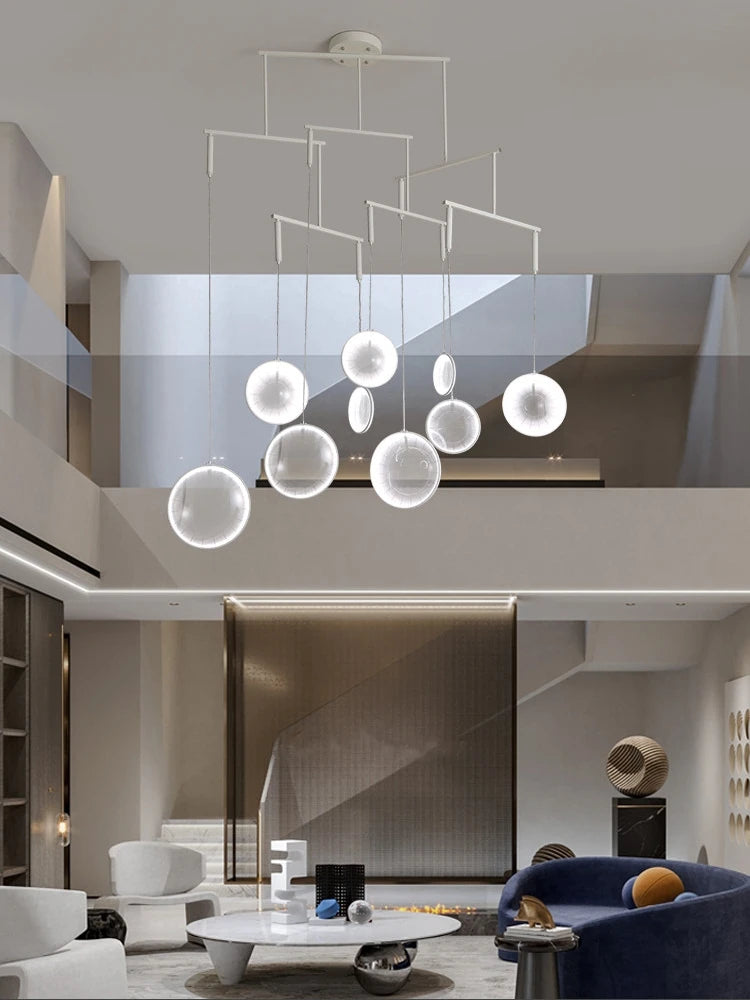 luminaire minimaliste moderne miroir convexe créatif en verre - vue 3 sur 9