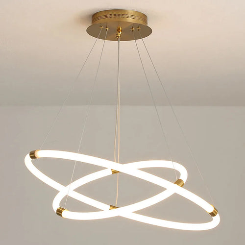 lustre moderne lumineux pour cuisine et salle à manger - vue 3 sur 5