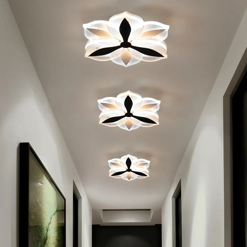plafonnier led moderne en acrylique pour décoration intérieure - vue 4 sur 10