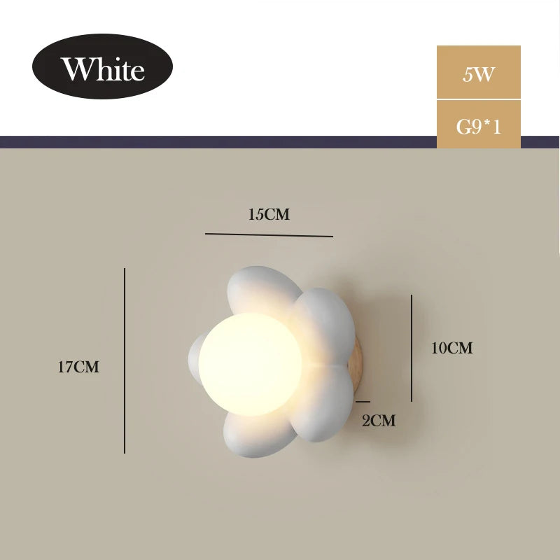 suspension moderne en forme de fleur pour chambre enfant