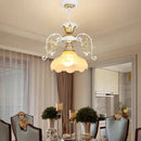 lustre rétro industriel en fer et verre créatif