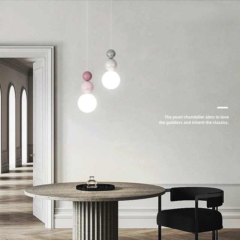 lampe led suspendue design nordique moderne luminaire décoratif d'intérieur - vue 3 sur 14
