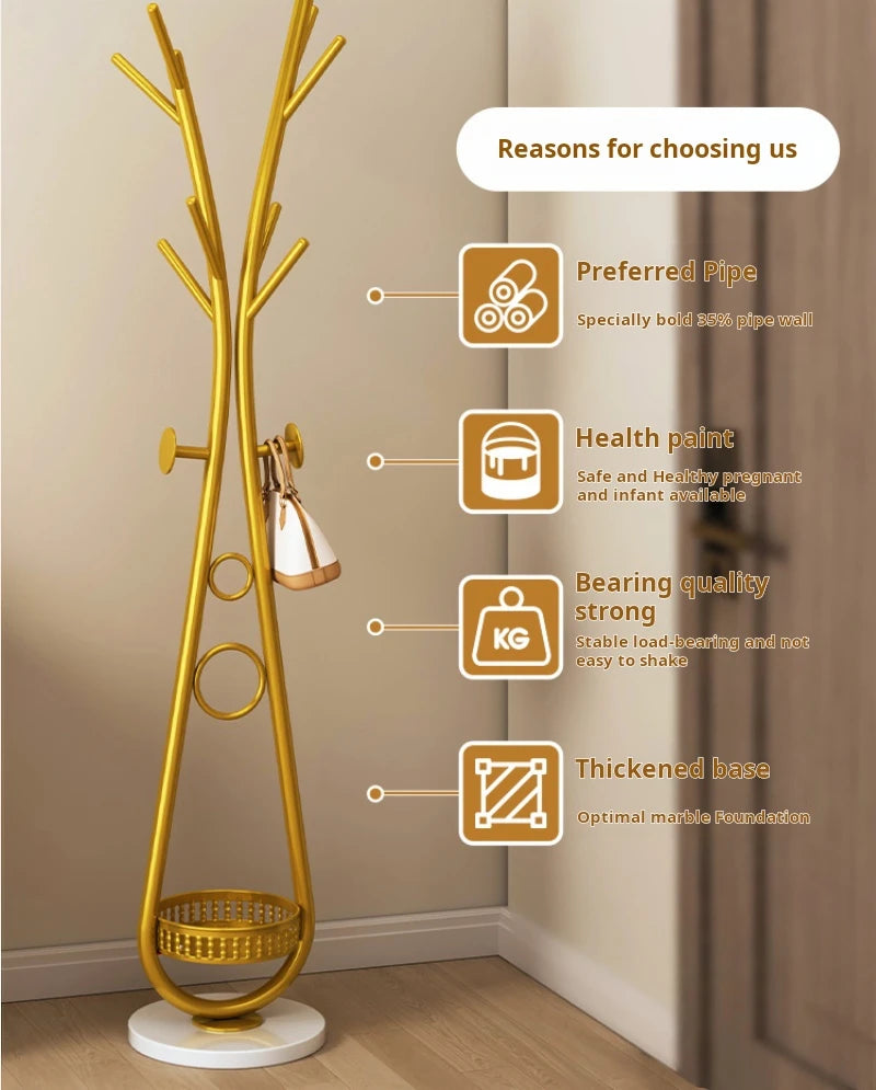 porte-manteau au sol pour rangement et organisation pratique - vue 2 sur 14