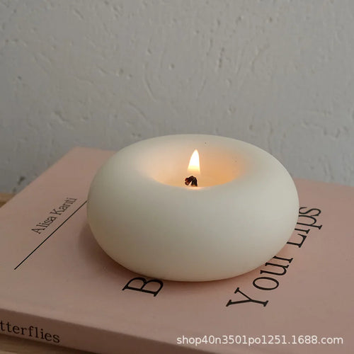 bougies d'aromathérapie créatives en forme de beignets décoratives - vue 7 sur 10