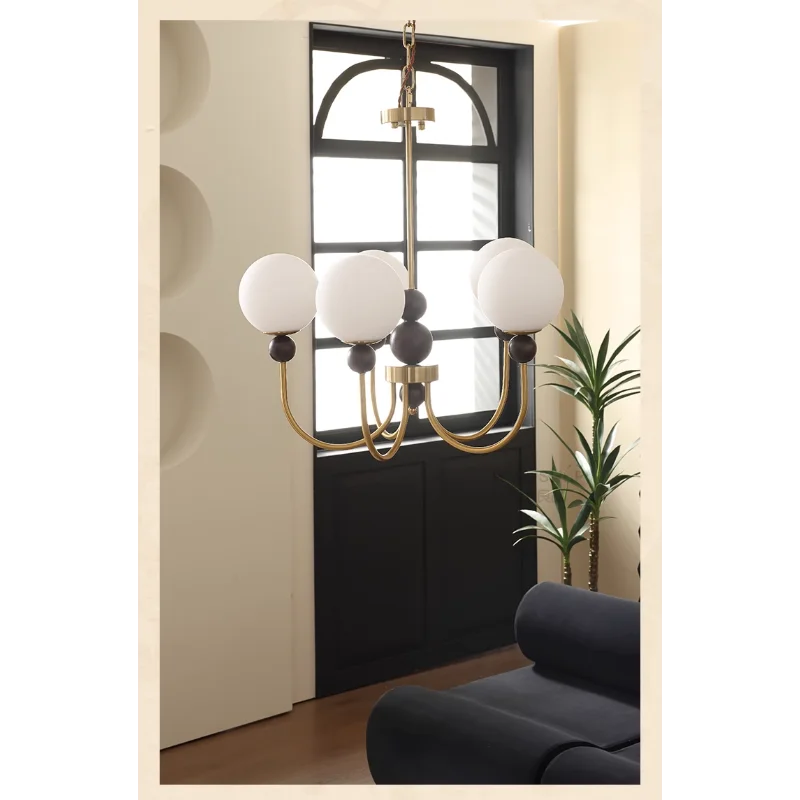 lustre médiéval français rétro lampe suspendue luminária - vue 4 sur 13