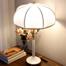 lustre design nordique lampadaire rétro en tissu avec lumière led