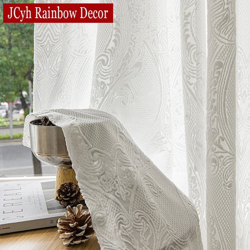 Voilage rideau moderne pour chambre salon separation piece - vue 4 sur 7
