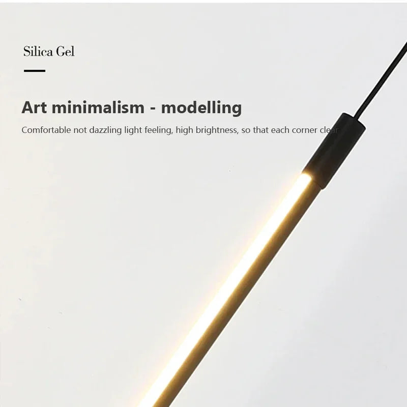 suspension led moderne pour décoration intérieure élégante - vue 4 sur 8