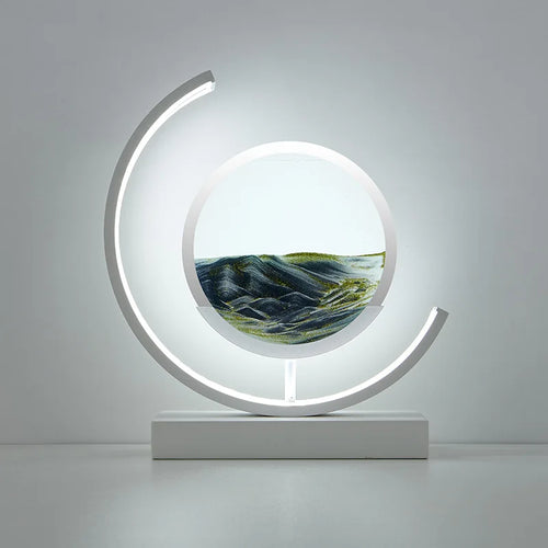 lampe à poser LED art sable pour décoration intérieure dynamique - vue 17 sur 16