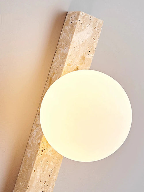 Longue applique LED rétro pierre chambre lampe de chevet Style crème éclairage d'ambiance pour escalier salon décoration de la maison - vue 5 sur 11