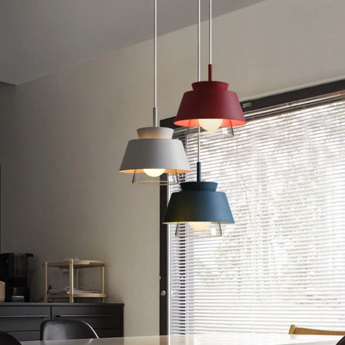 suspension en verre et fer style nordique pour intérieur décoratif - vue 2 sur 13