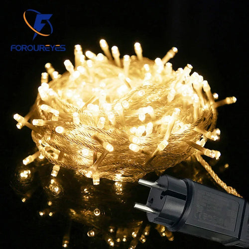guirlande lumineuse led étanche pour sapin de noël extérieur - vue 2 sur 9