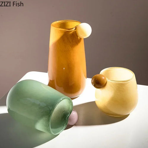 vase en verre bonbon pour décoration florale esthétique - vue 3 sur 10