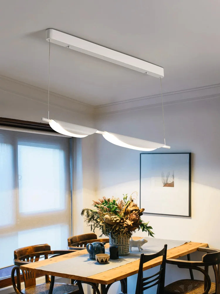 lustre moderne led éclairage suspendu pour espace contemporain - vue 2 sur 12