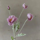 fausses fleurs de pavot en soie pour décorations de mariage et fêtes