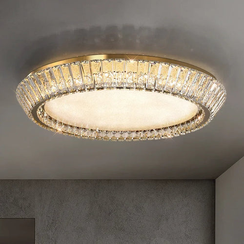 plafonnier en cristal luxe design nordique pour décoration intérieure - vue 3 sur 10