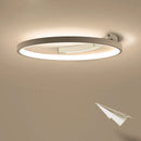 plafonnier moderne à leds avec télécommande pour intérieur décor lumineux