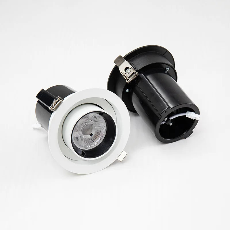 spot led encastrable rotatif en aluminium pour éclairage intérieur - vue 8 sur 8