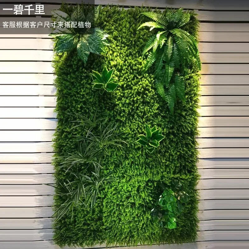 décoration végétale murale verte pour intérieur élégant - vue 14 sur 25