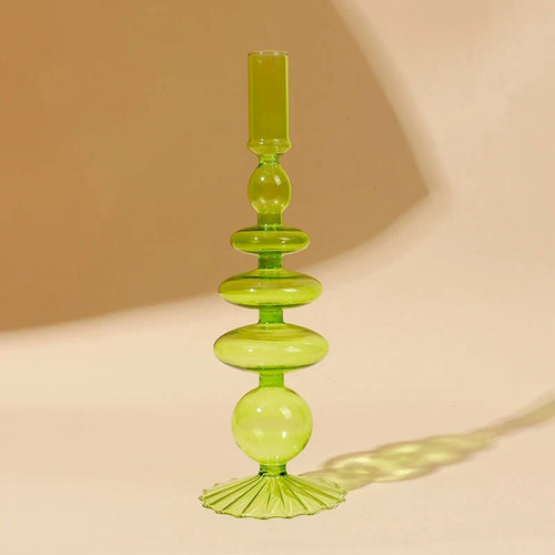 bougeoir en verre européen pour décoration et mariage - vue 23 sur 30