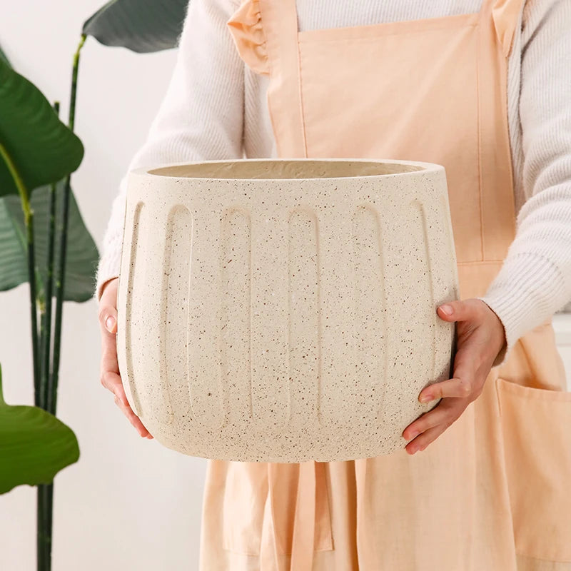 moule en silicone pour pot de fleurs en béton grand format jardinage - vue 5 sur 8