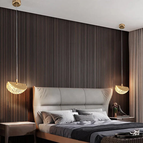 Plafond LED en cristal nordique lustre salon chambre chevet suspension lumières décor à la maison éclairage lampe suspendue pour plafond - vue 3 sur 16