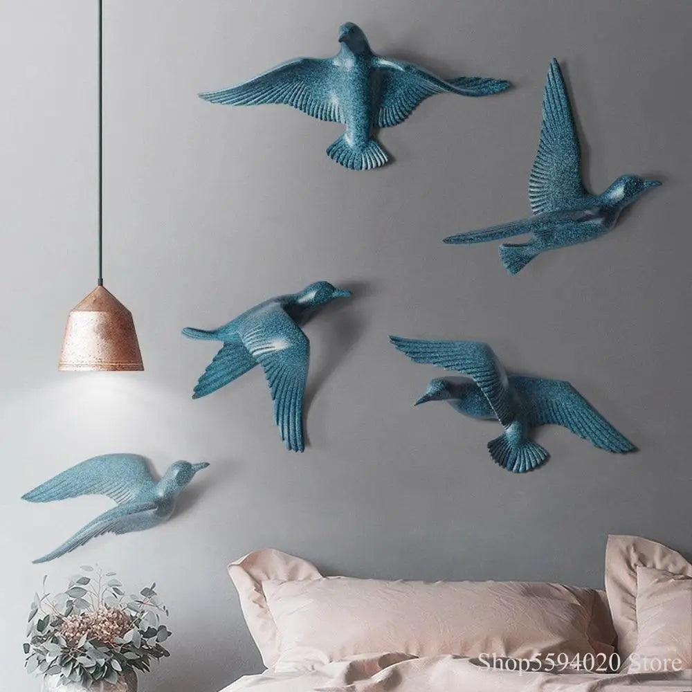 décoration murale créative mouette oiseau pour intérieur - vue 4 sur 36