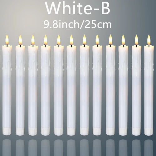 bougies LED décoratives scintillantes pour mariage et Halloween - vue 9 sur 14