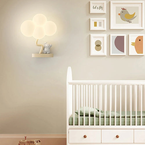 applique murale créatives en forme d'ours et singe pour bébé - vue 5 sur 10