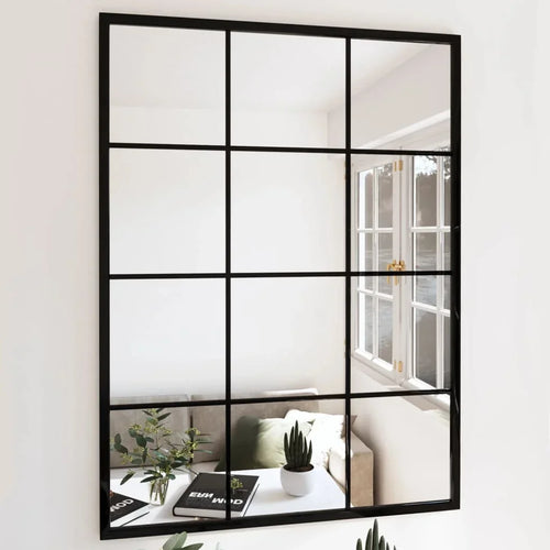 miroir mural en métal pour décoration intérieure moderne - vue 3 sur 7