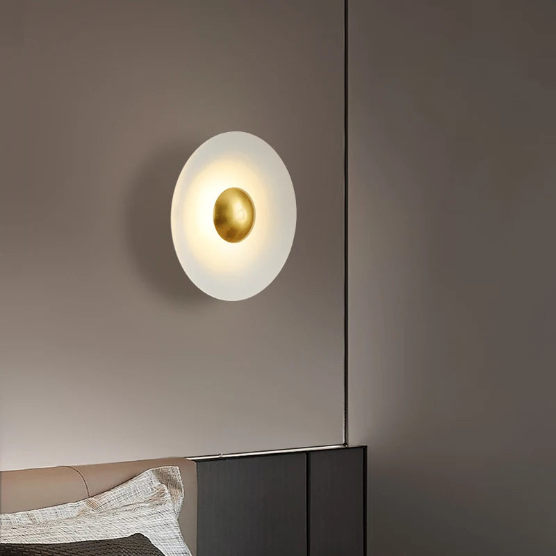applique murale led en fer au design minimaliste moderne - vue 3 sur 11
