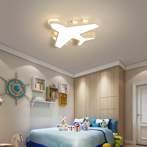 lampe plafond moderne à leds forme avion pour intérieur - vue 3 sur 10