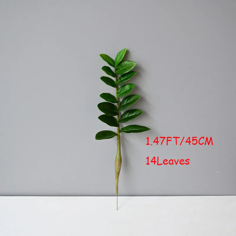 grandes branches artificielles de ficus pour décoration tropicale - vue 10 sur 15
