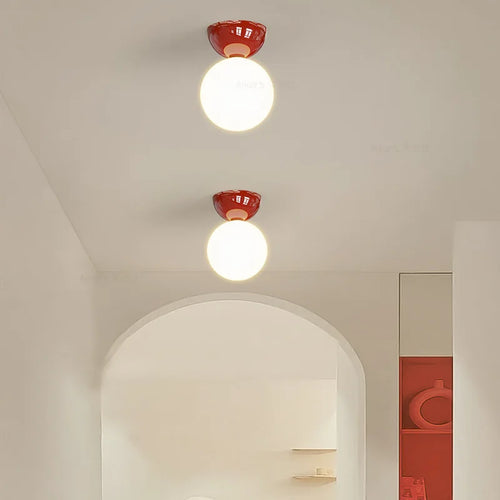 plafonnier simple style médiéval bauhaus pour décoration d'entrée - vue 3 sur 4