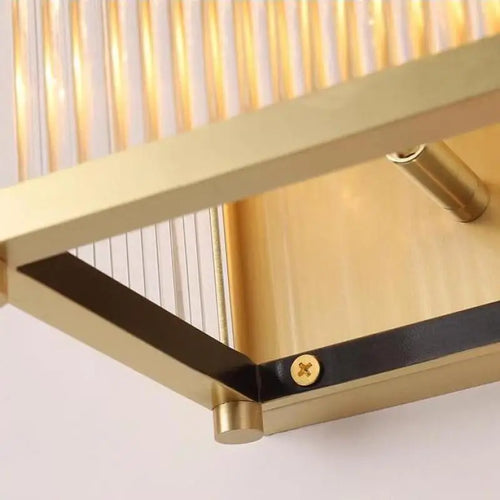 applique murale moderne en cristal doré argenté à led décorative - vue 7 sur 10