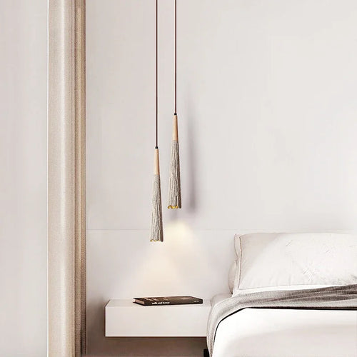 Wabi-sabi Cement Pendant Light Bedroom High Quality Suspension Ceiling Chandelier Living Dining Room Hanging Lamp - vue 4 sur 6